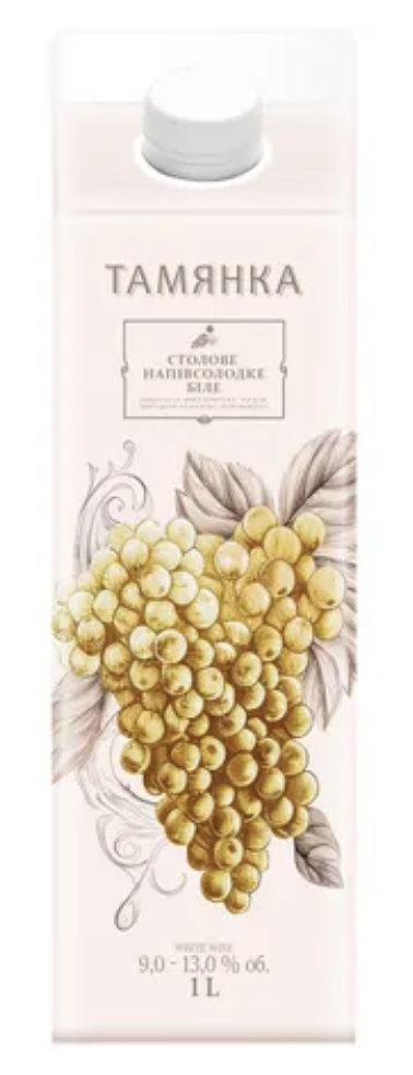 Вино ор ст н/сол біле Тамянка Авторське 13% 1л